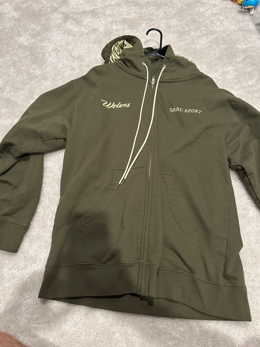 DARC SPORT Olive Zip Hoodie
